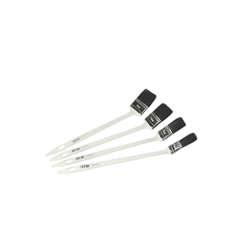 Pinceau radiateur en plastique blanc soie noire n°2